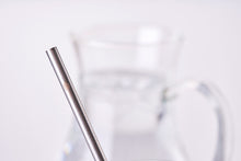 Load image into Gallery viewer, Stainless Steel Drinking Straw - Smoothie Size
